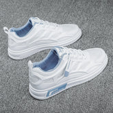 Zapatillas deportivas coreanas de malla transpirable de verano para hombre